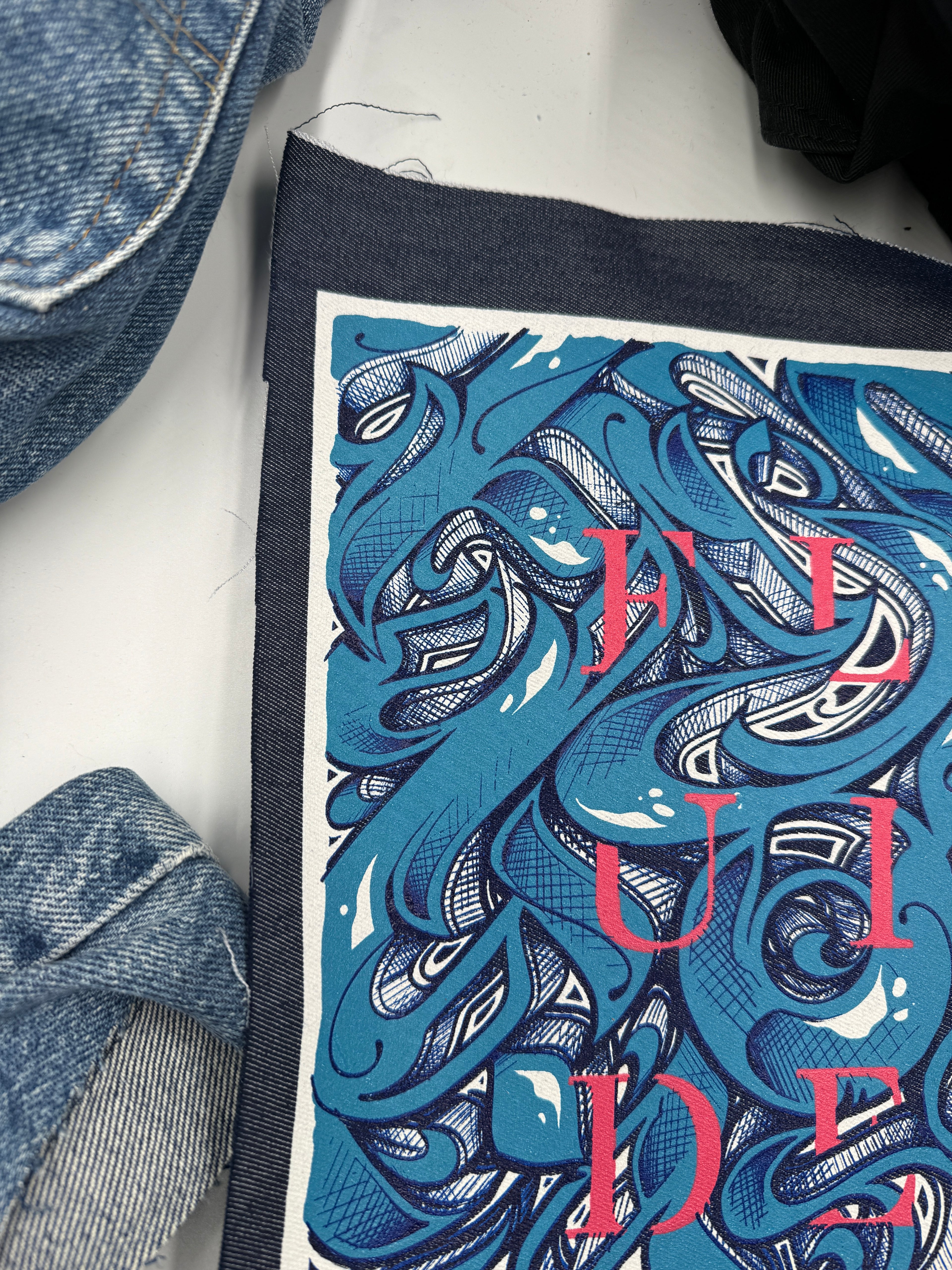 Kholab x 2Flui | Limited Edition Denim Print