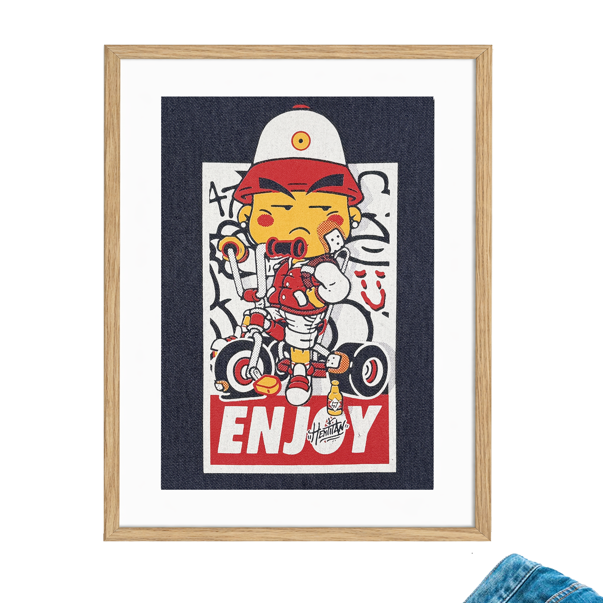 Kholab x Hentitan | Limited Edition Denim Print